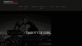 What Throttlegirl.net website looked like in 2017 (6 years ago)