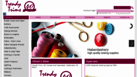What Trendytrims.co.nz website looked like in 2017 (6 years ago)