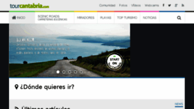 What Tourcantabria.com website looked like in 2017 (6 years ago)