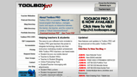 What Toolboxpro.org website looked like in 2017 (6 years ago)