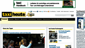 What Taxi-heute.de website looked like in 2017 (6 years ago)
