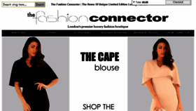 What Thefashionconnector.com website looked like in 2017 (6 years ago)