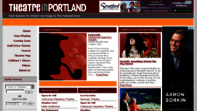 What Theatreinportland.com website looked like in 2017 (6 years ago)