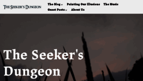 What Theseekersdungeon.com website looked like in 2017 (6 years ago)