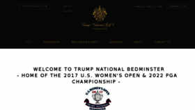 What Trumpnationalbedminster.com website looked like in 2017 (6 years ago)