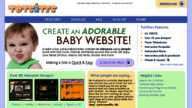 What Totsites.com website looked like in 2017 (6 years ago)