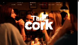 What Thecork.co.uk website looked like in 2017 (6 years ago)