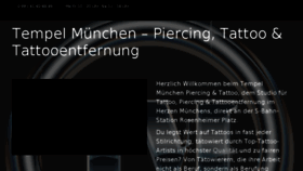 What Tempel-muenchen.de website looked like in 2017 (9 years ago)