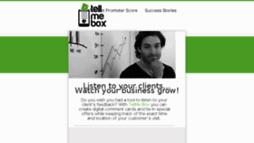 What Tellmebox.com website looked like in 2017 (6 years ago)