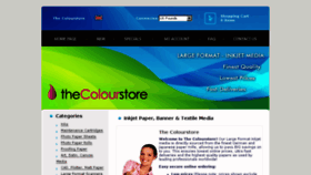 What Thecolourstore.com website looked like in 2017 (6 years ago)