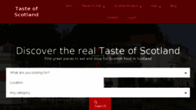 What Taste-of-scotland.com website looked like in 2017 (6 years ago)