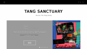 What Tangsanctuary.com website looked like in 2017 (6 years ago)