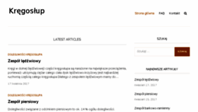 What Twojkregoslup.pl website looked like in 2017 (6 years ago)