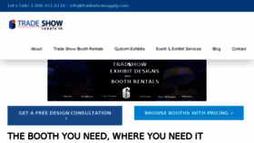 What Tradeshowsupply.com website looked like in 2017 (6 years ago)