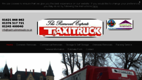 What Taxitruckremovals.co.uk website looked like in 2017 (6 years ago)