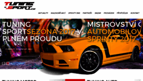 What Tuning-sport.cz website looked like in 2017 (6 years ago)