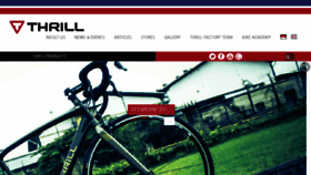 What Thrillbicycle.com website looked like in 2017 (6 years ago)