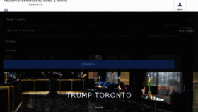 What Trumptorontohotel.com website looked like in 2017 (6 years ago)