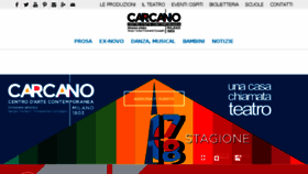 What Teatrocarcano.com website looked like in 2017 (6 years ago)