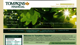 What Tompkinsfinancial.com website looked like in 2017 (6 years ago)
