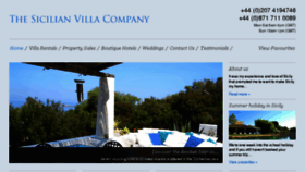 What Thesicilianvillacompany.com website looked like in 2017 (6 years ago)
