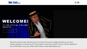What Timvine.com website looked like in 2017 (6 years ago)