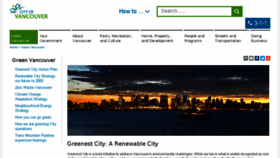 What Talkgreenvancouver.ca website looked like in 2017 (6 years ago)