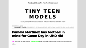 What Tinymodelindex.com website looked like in 2017 (6 years ago)