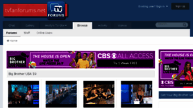 What Tvfanforums.net website looked like in 2017 (7 years ago)