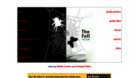 What Thefall.org website looked like in 2017 (6 years ago)
