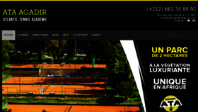 What Tennis-agadir.com website looked like in 2017 (6 years ago)