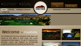 What Thefoothillsgc.com website looked like in 2017 (6 years ago)