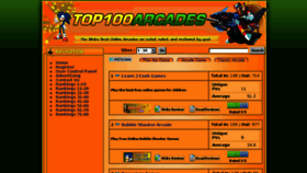 What Top100arcades.com website looked like in 2017 (6 years ago)