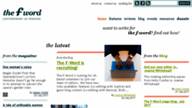 What Thefword.org.uk website looked like in 2017 (6 years ago)