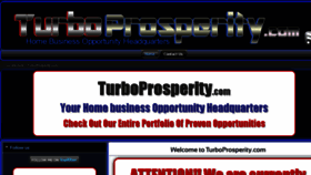What Turboprosperity.com website looked like in 2017 (6 years ago)