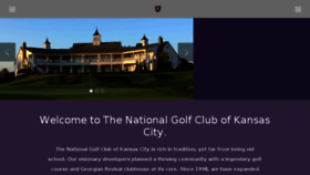 What Thenationalgolfclub.com website looked like in 2017 (6 years ago)