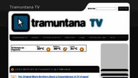 What Tramuntanatv.com website looked like in 2017 (6 years ago)