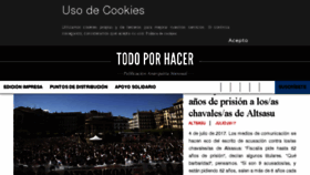 What Todoporhacer.org website looked like in 2017 (6 years ago)