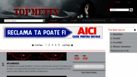 What Topmetin.ro website looked like in 2017 (6 years ago)