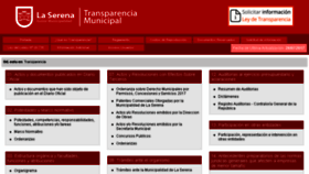 What Transparencia.laserena.cl website looked like in 2017 (6 years ago)