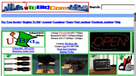 What Tcbid.com website looked like in 2017 (6 years ago)