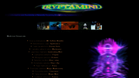 What Tryptamind.com website looked like in 2017 (6 years ago)