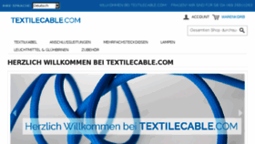 What Textilecable.com website looked like in 2017 (6 years ago)