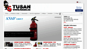 What Tusan.cz website looked like in 2017 (6 years ago)