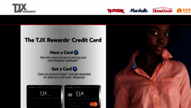 What Tjxrewards.com website looked like in 2017 (6 years ago)