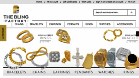 What Theblingfactory.com website looked like in 2017 (6 years ago)