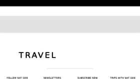 What Travel.nationalgeographic.com website looked like in 2017 (6 years ago)