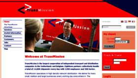 What Trans-mission.nl website looked like in 2017 (6 years ago)
