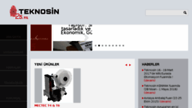 What Teknosin.com.tr website looked like in 2017 (6 years ago)
