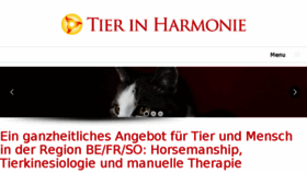 What Tierinharmonie.ch website looked like in 2017 (6 years ago)